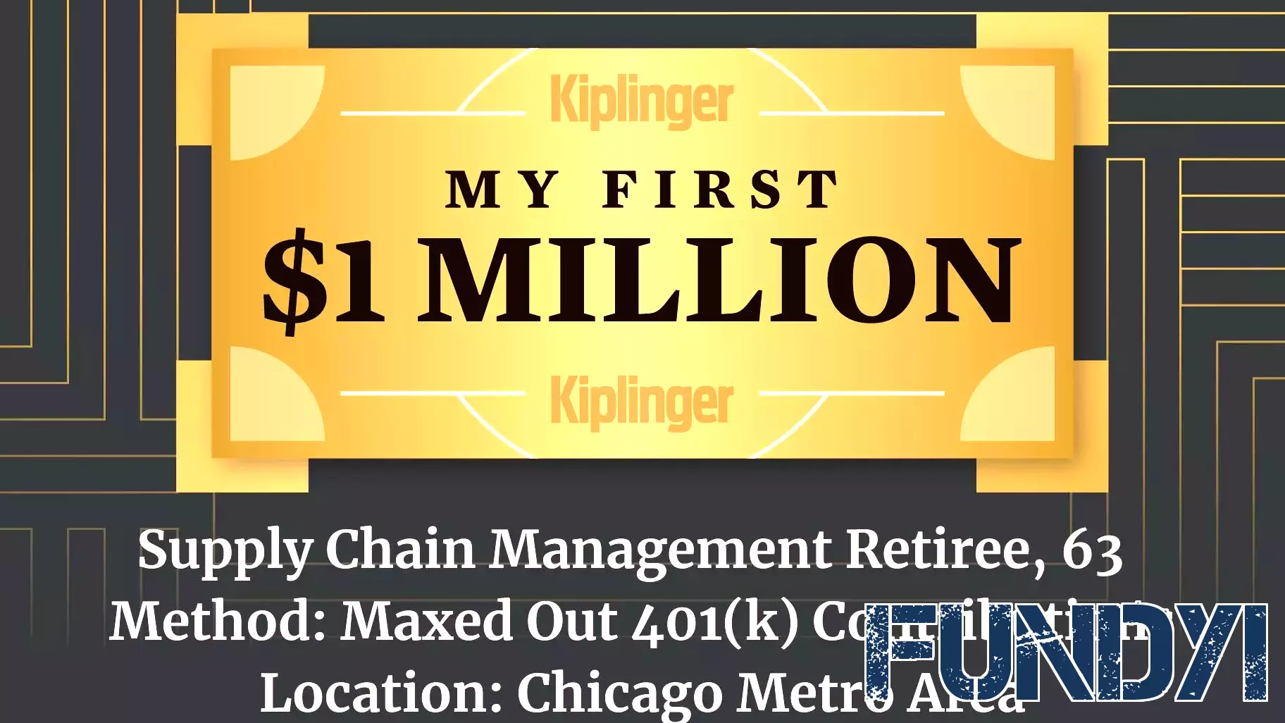 Journey to a Million: A 63-Year-Old Retiree from the Chicago Metro Area