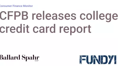 CFPB releases college credit card report